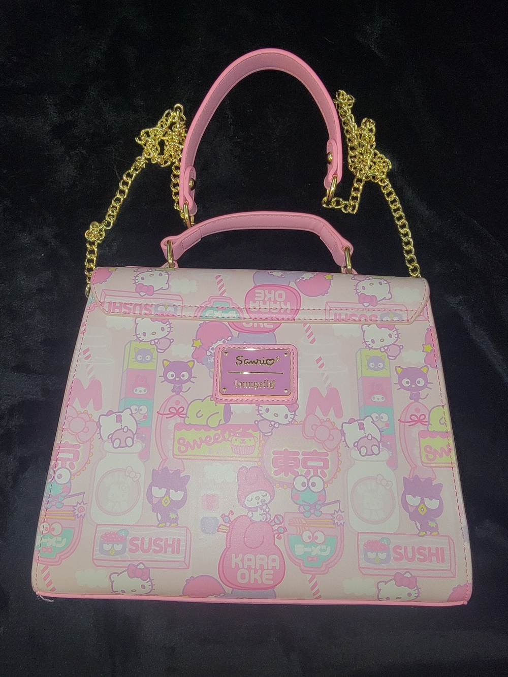 Loungefly Sanrio AOP Crossbody Like New Condition